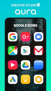 Aura Icon Pack Capture d'écran