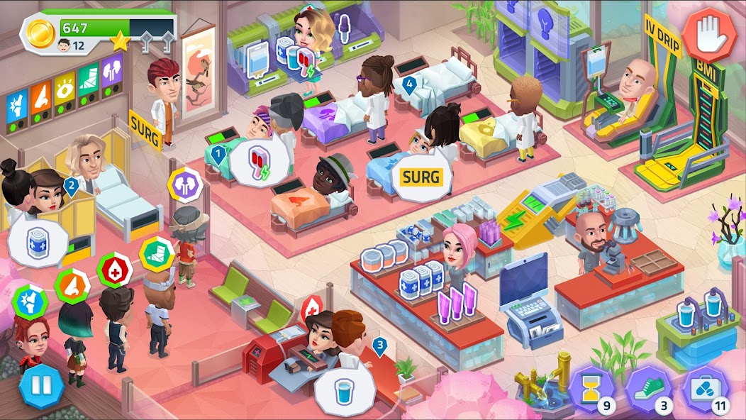 Happy Clinic: Hospital Game 6.1.0 APK + Mod (Unlimited money) untuk android
