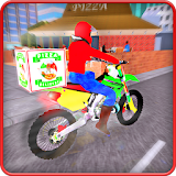Moto Pizza Delivery Bike: Deliver Pizza in City icon