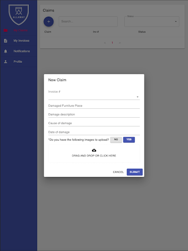 All Away Furniture Warranty Screen 3
