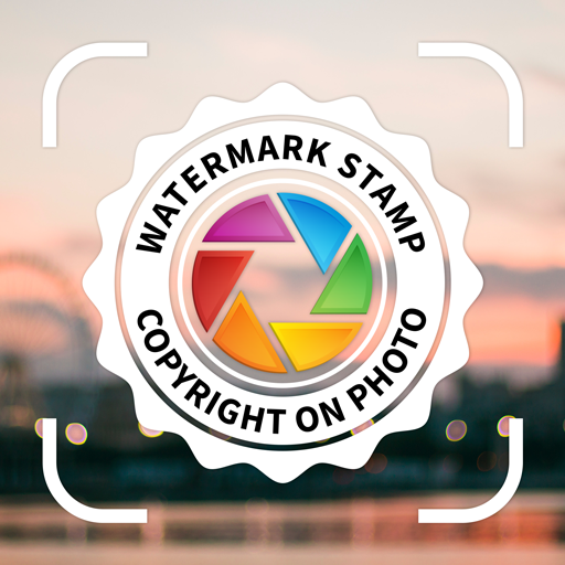 Watermark Stamp: Text on Photo Logo