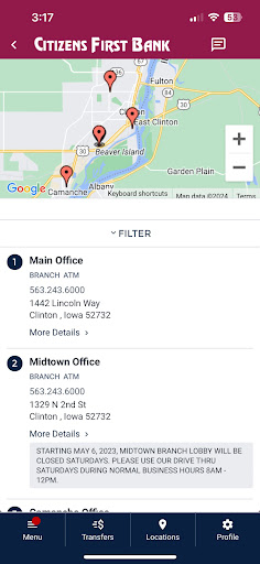 Citizens First Bank Mobile App screenshot 3