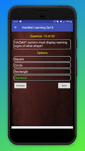 HazMat Test Screen 3