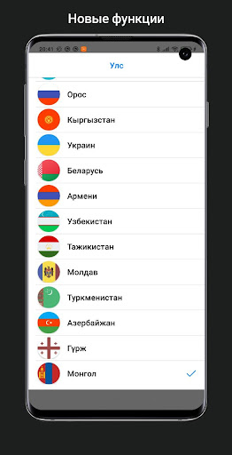 Mongolian exchange rates Screen 2