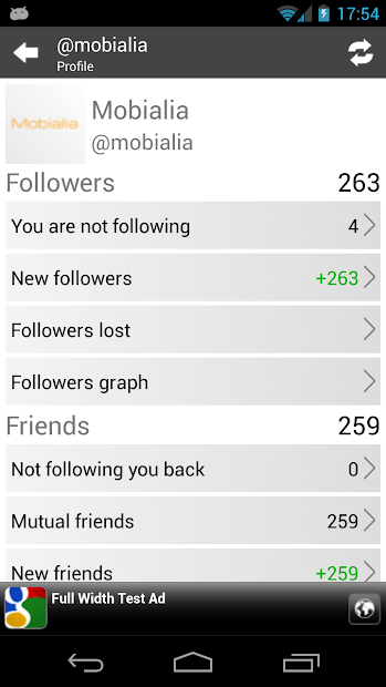 Imágen 3 Track my Followers for Twitter android