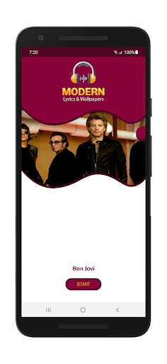 Android application Bon Jovi Lyrics & Wallpapers screenshort