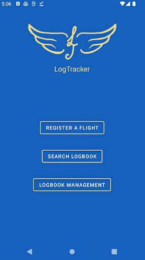 Android application LogTracker - Flight records screenshort