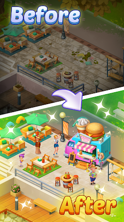Game screenshot Merge Flavor: Decor Restaurant apk download