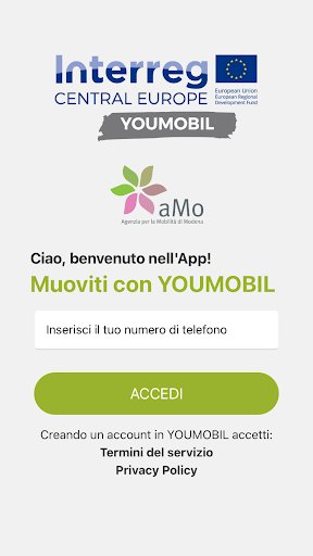 Android application YouMobil Modena screenshort