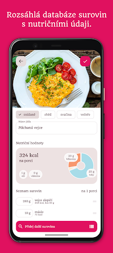 Kcalorie: Jídelníček do mobilu Screen 2