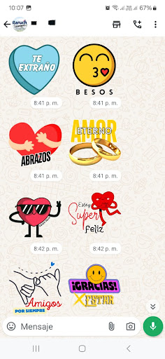 Android application Stickers para WhatsApp 2024 screenshort