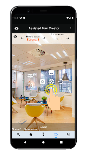 Android application Assisted Tour Creator screenshort