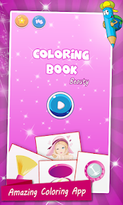 Captura de Pantalla 8 Beauty Coloring Pages Game android