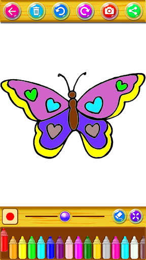Android application Butterfly Drawing Book for Kid screenshort