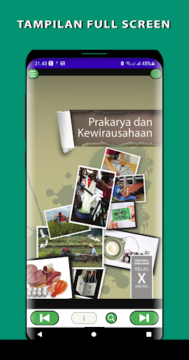 Android application Prakarya 10 Semester 2 K13 screenshort