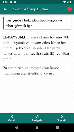 Sevgi ve Saygı Duaları Screen 2