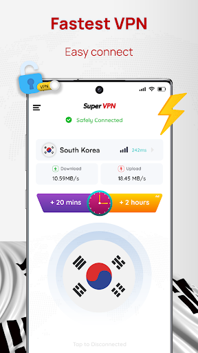 Android application South Korea VPN: Get Seoul IP screenshort