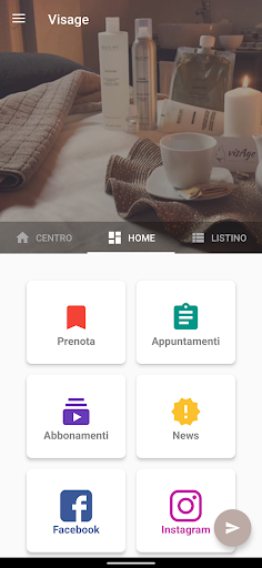 Android application Visage screenshort