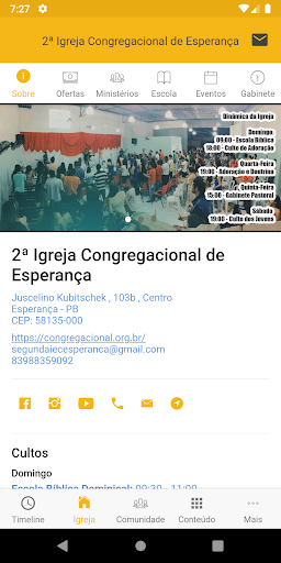 2ª Congregacional de Esperança Screen 3