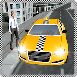 Modern City Taxi Driving 3D icon