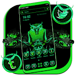 Cover Image of 下载 Angry Owl Green Theme 1.2 APK