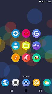 Aurora UI - Icon Pack Captura de tela