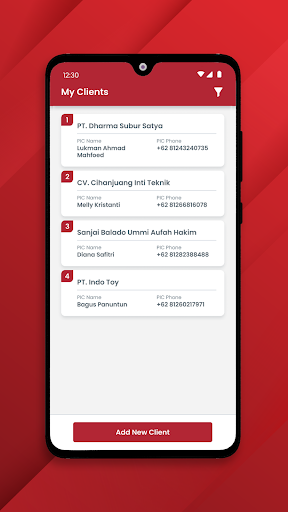 AgenKu - Agent Management App Screen 3