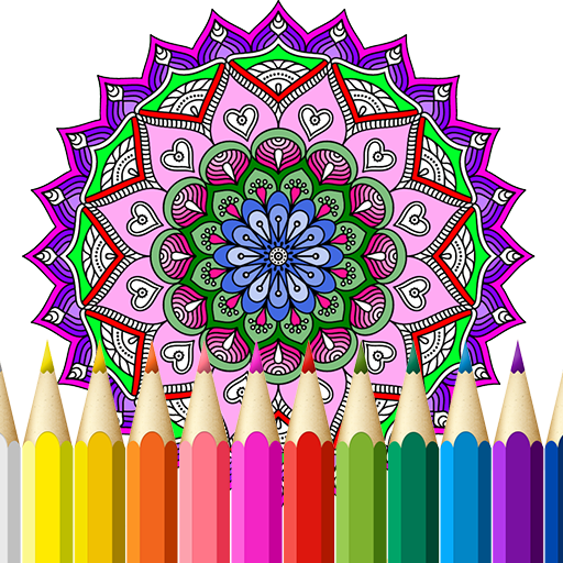 Mandala Coloring Book  Icon