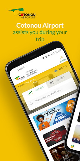 Android application Cotonou Airport screenshort