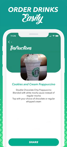 Starbucks Secret Menu Screen 3