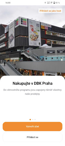 Android application DBK Praha screenshort