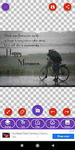 Captura 2 Happy Monsoon: Greeting, Photo android