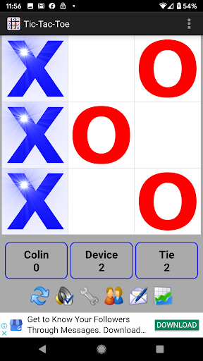 Tic-Tac-Toe Screen 3