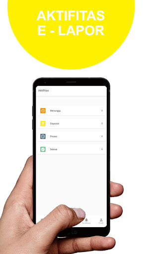 Android application Admin Saninu Kota Bima screenshort