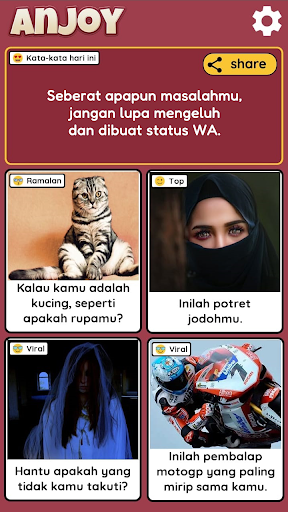Android application Anjoy screenshort