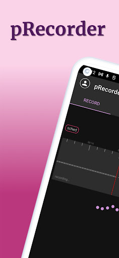Android application pRecorder (programmable) screenshort