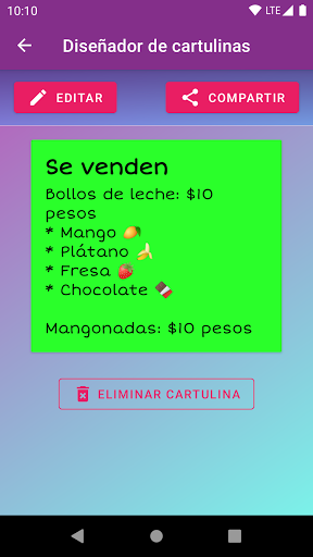 Cartulinas Digitales Screen 2