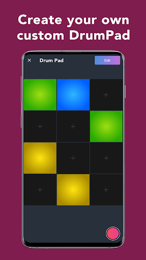 Android application My drum pad: Custom drum pad & screenshort