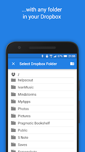 Dropsync: Autosync for Dropbox Bildschirmfoto