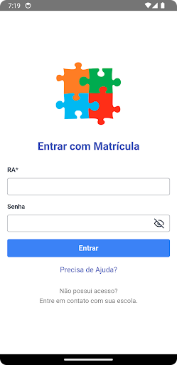 Android application Educa Franco Portal do Aluno screenshort