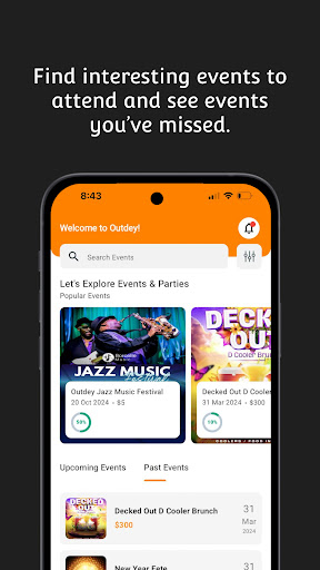 Android application Outdey screenshort
