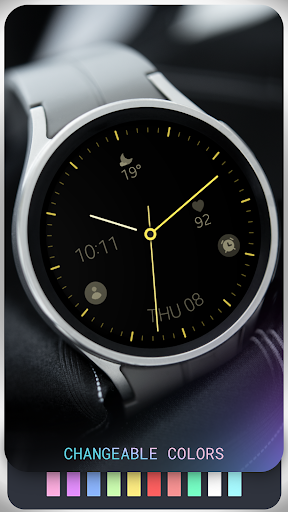 Minimal black v24 watch face Screen 3