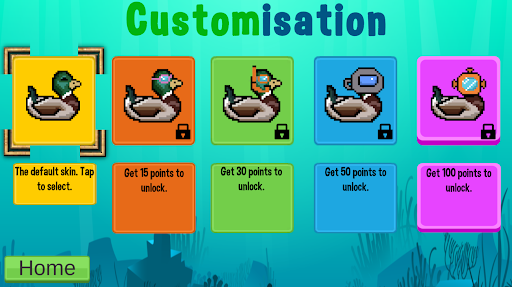 Duck Dive Screen 2