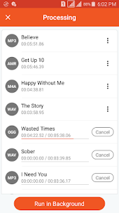 Audio Converter (MP3, AAC, WMA, OPUS) - MP3 Cutter Screenshot