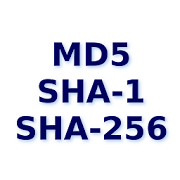 MD5 SHA1 SHA256