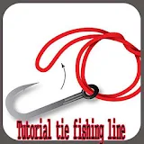 Tutorial tie fishing line icon