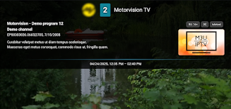 M3U IPTV screenshot 1