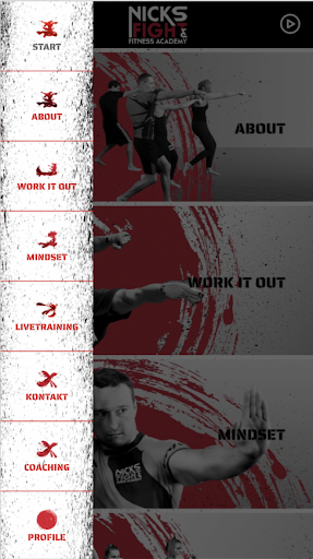 Android application FIGHTER FITNESS screenshort