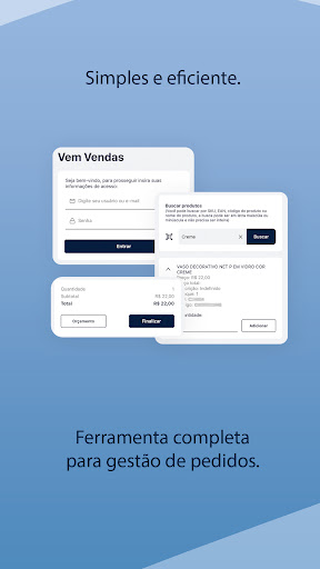 Vem Vendas - Gestão de pedidos Screen 2