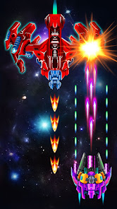 Galaxy Attack: Alien Shooter MOD APK v38.9 (Unlimited Money/VIP Unlocked) poster-3